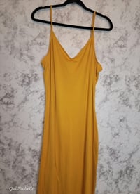 Image 1 of Long Length Bodycon (Mustard)