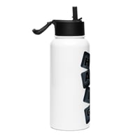 Image 2 of Home/Travel Stainless steel  HEALING MODE water bottle with a straw lid