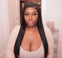 Straight with Yaki 4C Edges 13x6" Undetectable Lace Frontal Wig (from Luvwin Hair)