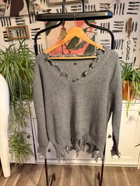 Image 1 of Distressed sweater