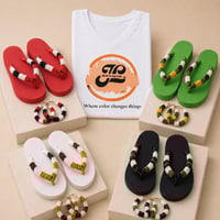 Image 1 of Earing & Fips Handcrafted Set