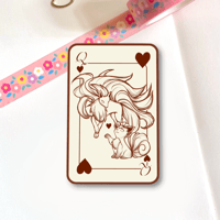 Ninetales + Vulpix Glossy Vinyl Sticker