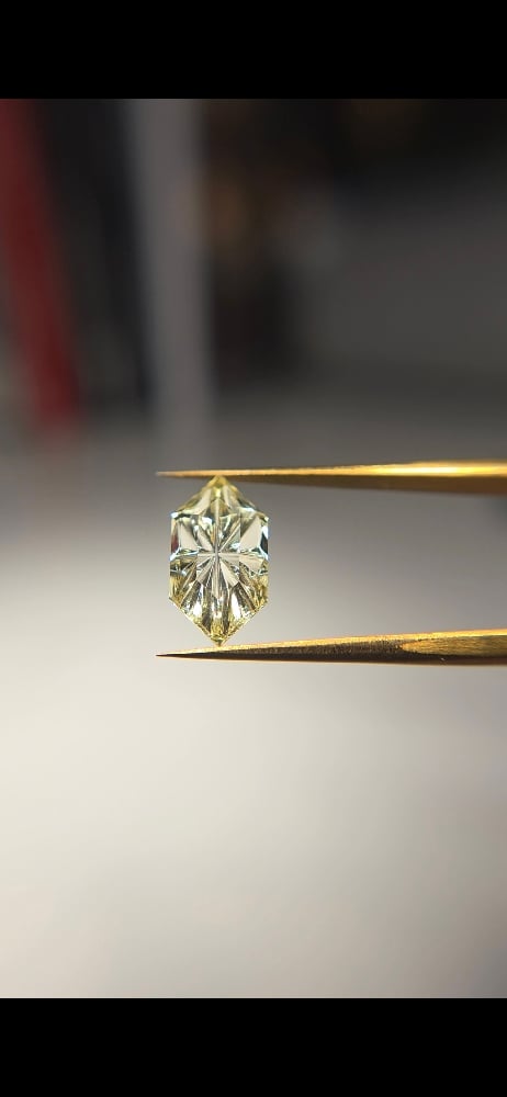 Image of Champagne Sapphire — Dutch Marquise Fantasy Cut