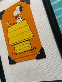 Image 2 of Peanuts c1965, framed individual card