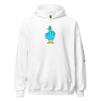 Image 1 of Birdflip® white hoodie