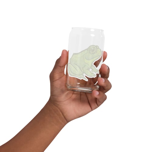 Image of Bradley Bullfrog Can-shaped glass