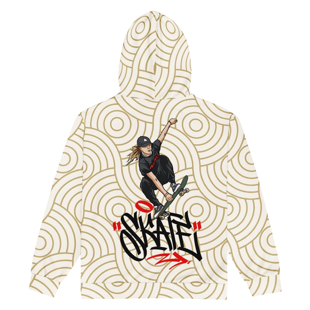 ZEN EXP - “Skate!” Unisex zip hoodie