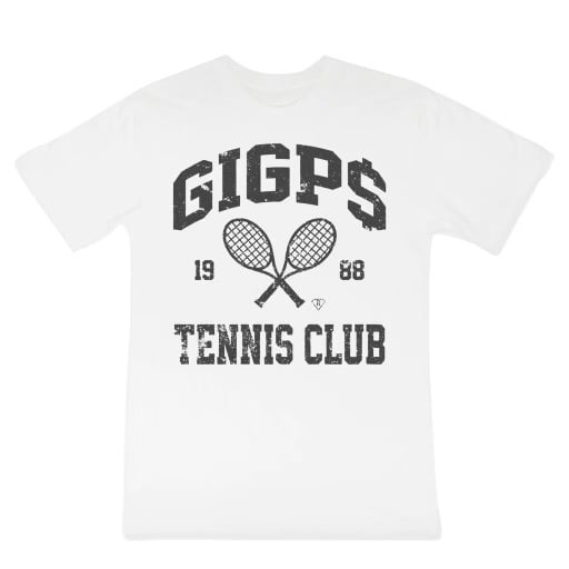 Image of GIGPS PURPLE TENNIS CLUB TEE