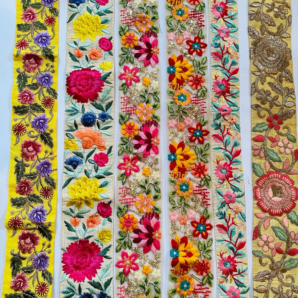 EMBROIDERED SILK RIBBON | Minnieolga
