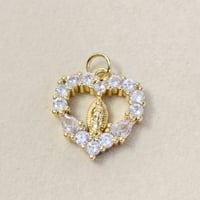 Image 1 of Heart VirginMary Charm