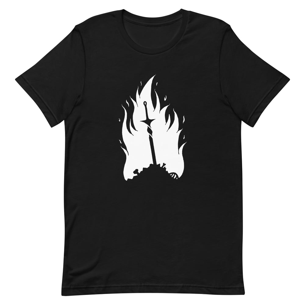 Bonfire Lit - Black T-Shirt