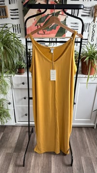 Image 1 of NWT mustard dress