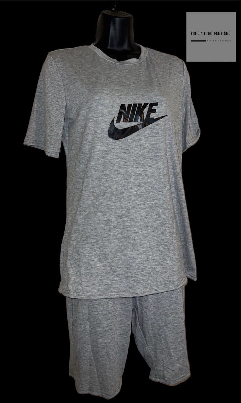 Image of Women’s Bike Short Set (GRAY)