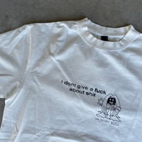 Image 1 of idgaf abt shit t shirt