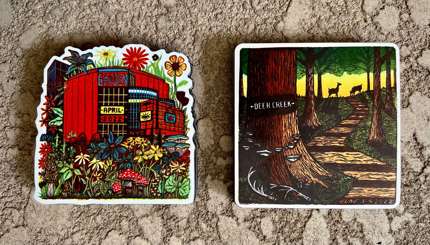 Image of Garden & Creek magnets