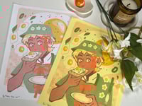 Image 1 of Egg Daisy Risograph Print