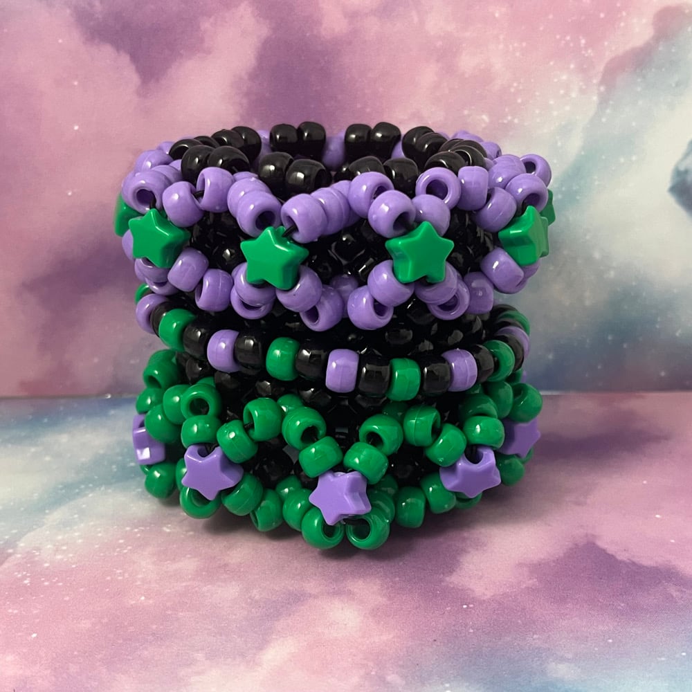 Image of Punk Stars Rotator Kandi Cuff