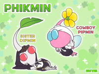 Image 2 of phikmin bloom sticker pack