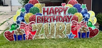 Happy Birthday Yard Sign Package