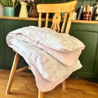 Image 3 of Made to Order - Vintage Laura Ashley Pink Children's Toile Mini Eiderdown £210