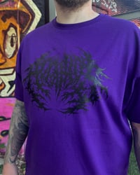 Image 2 of T-SHIRT - Purple/Black