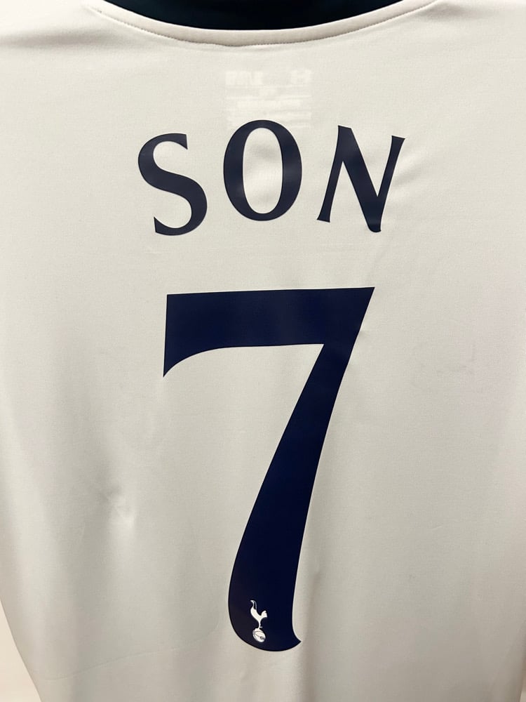 Image of Tottenham Hotspur “SON 7” 2015/16 Home Shirt + Europa patches (XL)