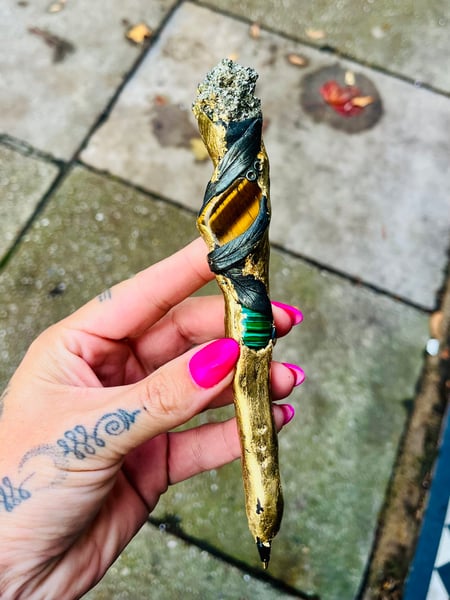Image of Full Moon Manifesting Pen Pyrite