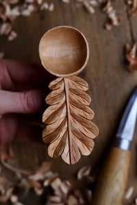 Image 3 of Oak Leaf- Coffee scoop 