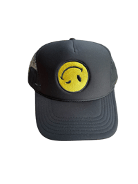 Black big face trucker 