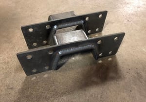 Image of bolt/weld in c notch