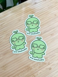 Image 2 of erm ackshually smiski sticker!