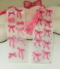Pink Bow Coquette Bookmarks 