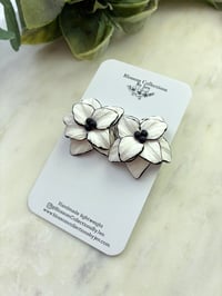 Image 2 of  Large flower studs