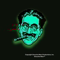 Image 2 of Groucho Marx Head Enamel Pin