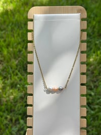 Image 2 of Moonlit Trio Pearl Necklace