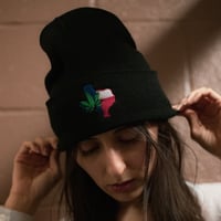 Image 1 of Too High Texas Beanie