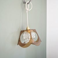 Image 3 of Suspension 70's verre et plexiglas