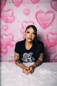 Image 3 of amor eterno blk baby tee 