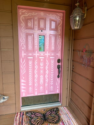 Image of DIVINE Delight Custom Door Painting