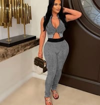 Image 10 of “Anika” Ribbed Two- Piece Zipper Set