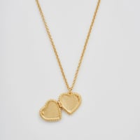 Image 2 of Fable Gaia Lily Heart Locket