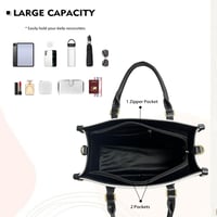 Image 4 of Women's PU Leather Pua'a Print Handbag