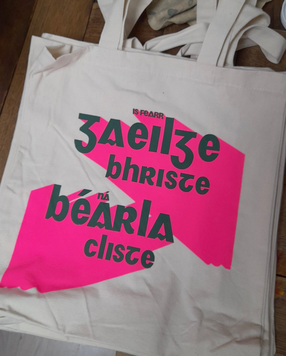 Image of ‘Gaeilge Bhriste’ Heavy Duty Tote 