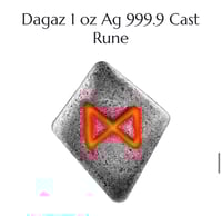 Image 3 of Germania Mint 1 Oz Silver Rune Cast Bar (6 options)