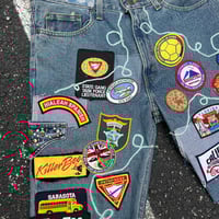 Image 4 of PATCHWORK JORTS SZ 32 
