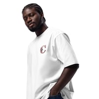 Image 1 of Oversized heavyweight carded cotton  t-shirt