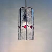 Image 5 of Octagonal Red Triangle Pendant