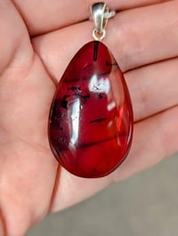 Image 2 of Red Amber Pendant