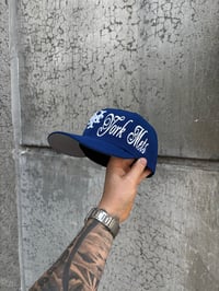 Image 3 of ROYAL BLUE I <3 NY NEW YORK METS CUSTOM FITTED CAP