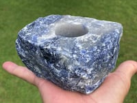 Image 10 of Sodalite Candle / Sphere Holder #1847